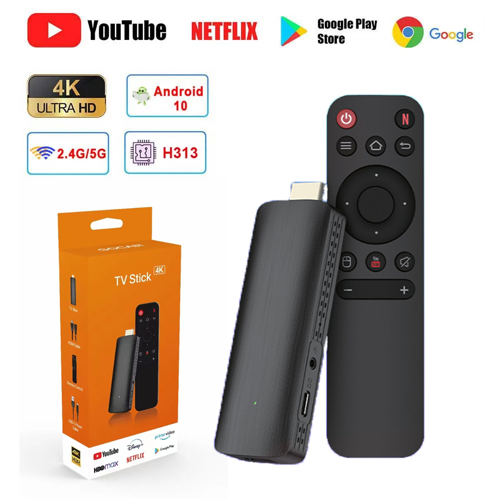 4K Media Player - H313 TV Stick HDR Set Top