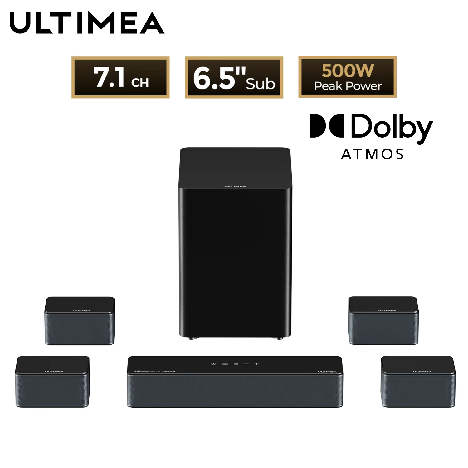 Home Cinema App - ULTIMEA 7.1 Surround Sound System Sound