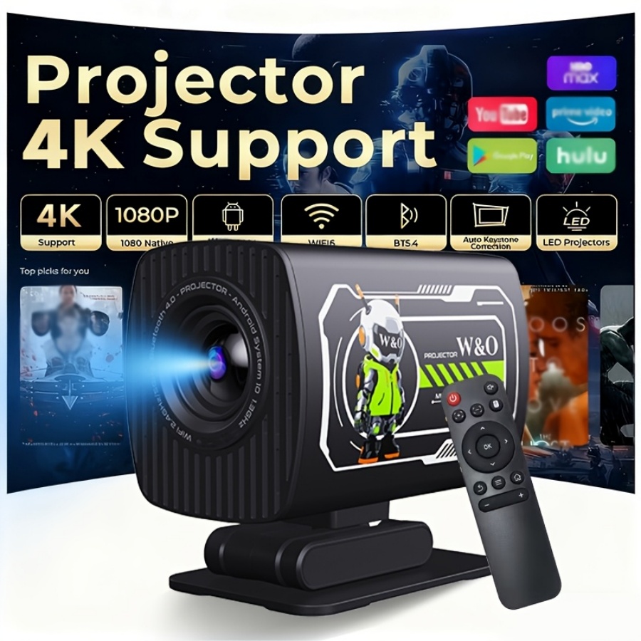 Home Cinema App - 2026 New 1080P Projector Portable Mini