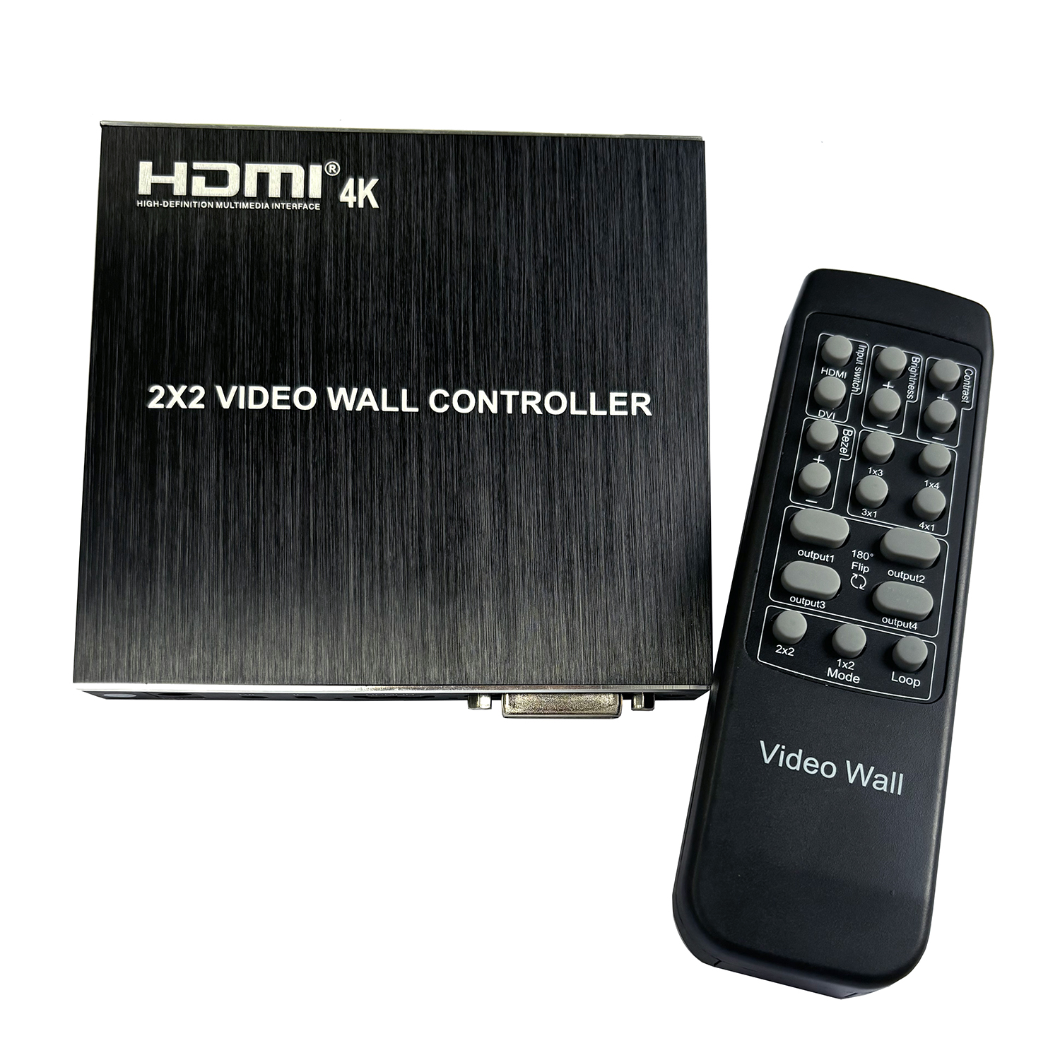 Home Cinema Screen - 4k 2x2 Video Wall Controller 1x2