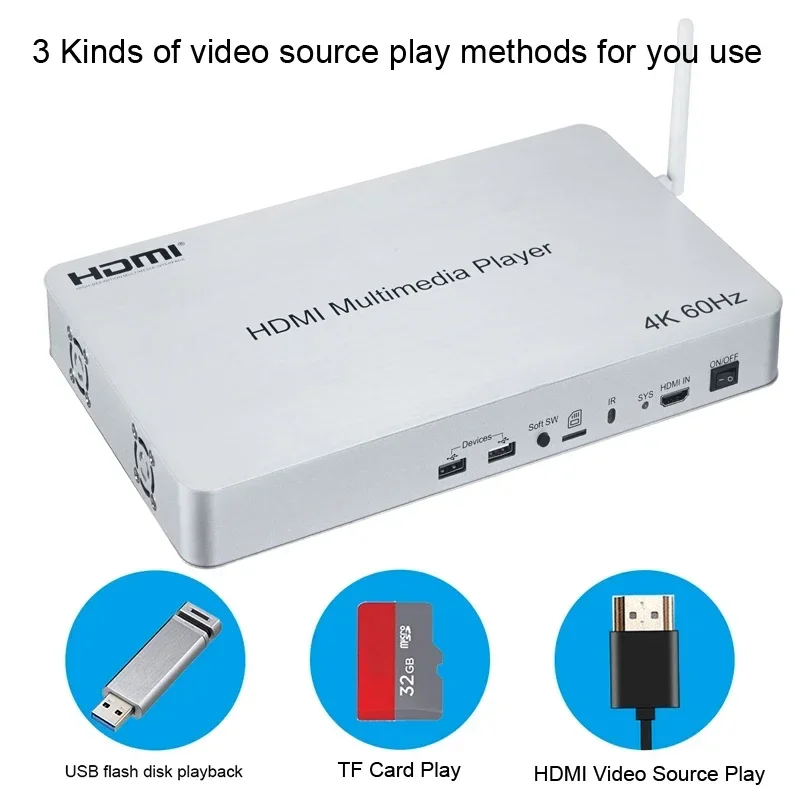 4K 60Hz 10 Channel HDMI Multim - 4K Media Player recension och pris