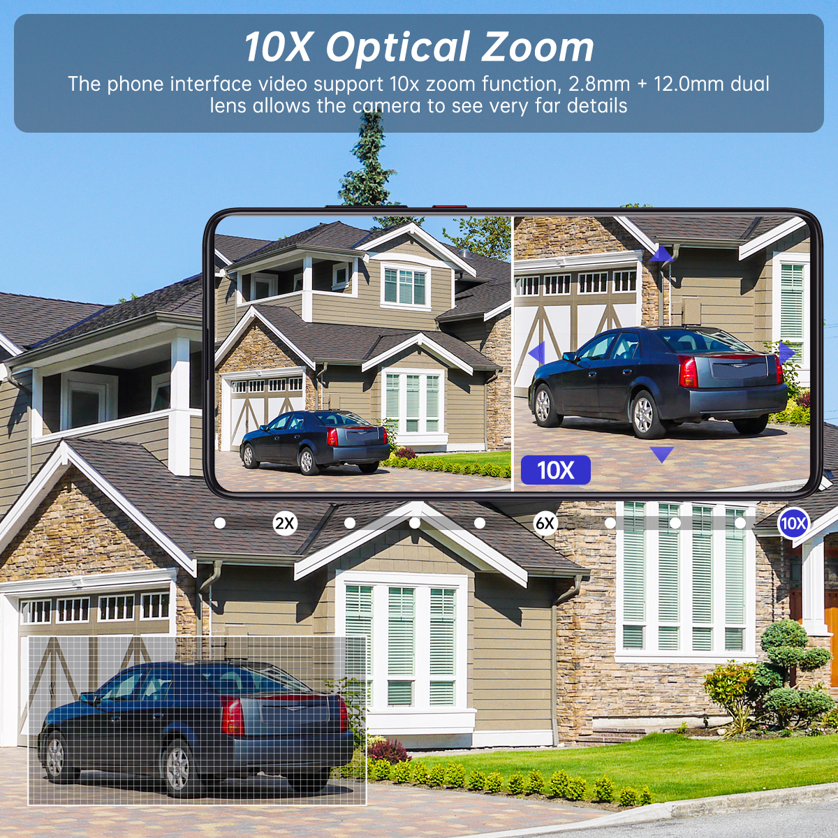 JOOAN 4K Three Lens WiFi IP Ca - Home Cinema Screen recension och pris