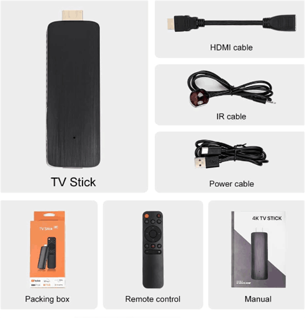 H313 TV Stick HDR Set Top OS 4 - 4K Media Player recension och pris
