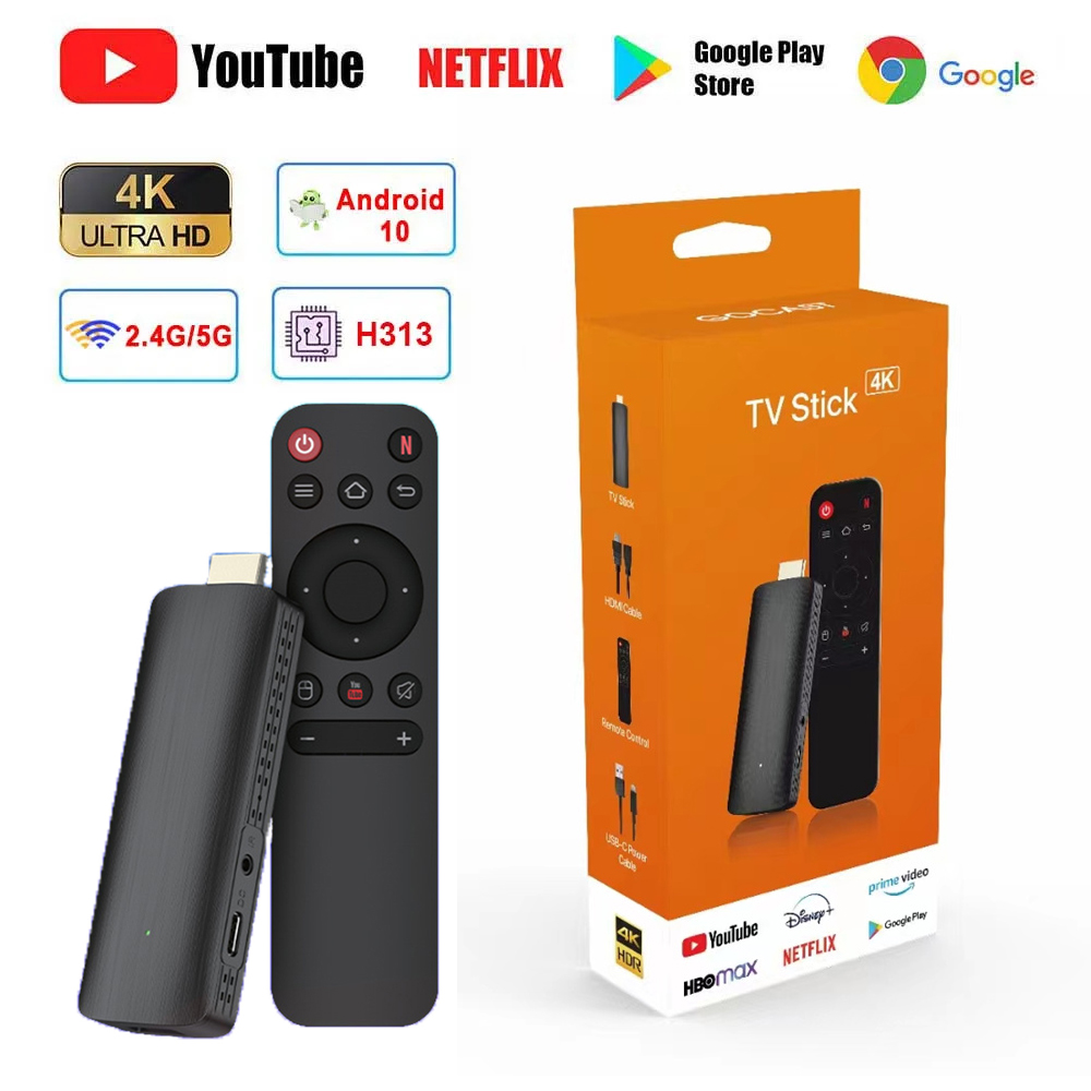 H313 TV Stick HDR Set Top OS 4 - 4K Media Player recension och pris