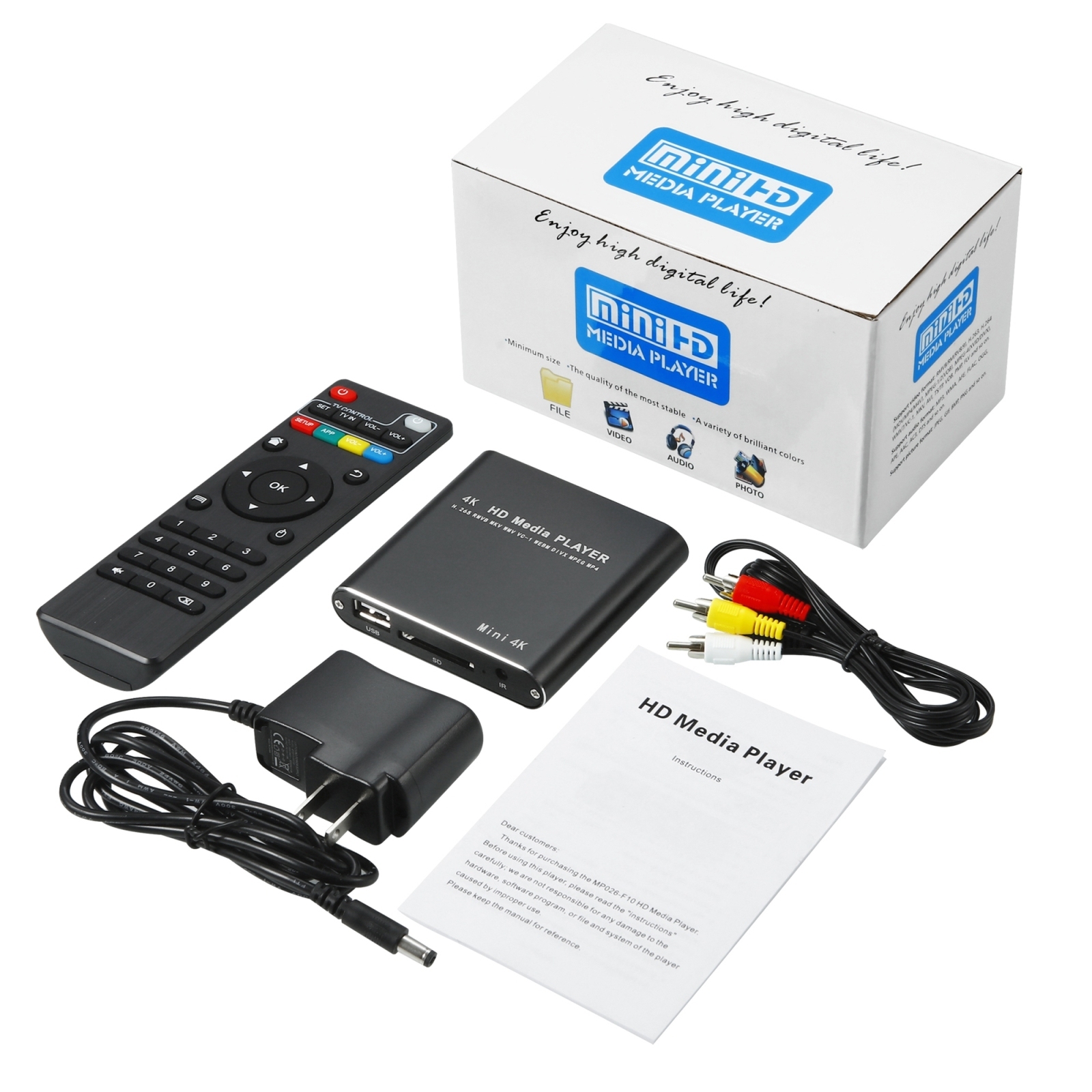 X9 HD Multimedia Player 4K Vid - 4K Media Player recension och pris