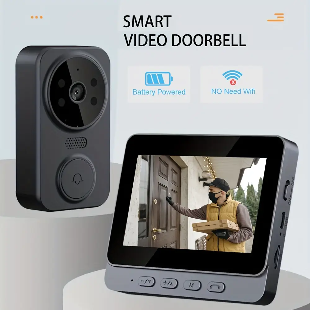 2026 HD Wireless Video Doorbel - Home Cinema Screen recension och pris