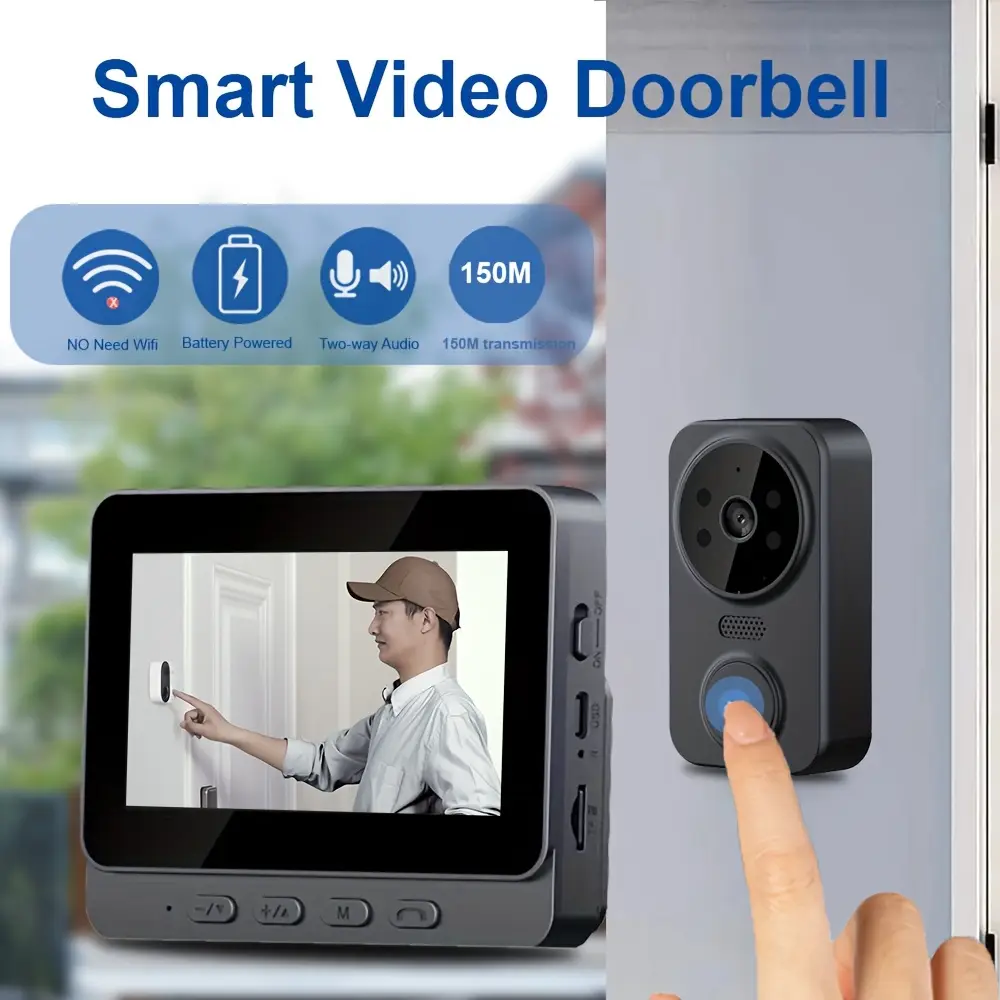 2026 HD Wireless Video Doorbel - Home Cinema Screen recension och pris