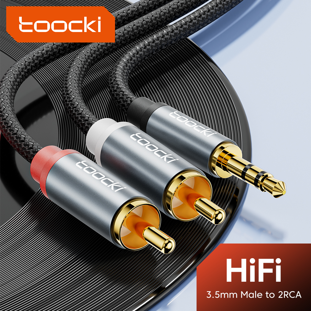 Toocki RCA Cable HiFi Stereo 3 - Home Cinema Solution recension och pris