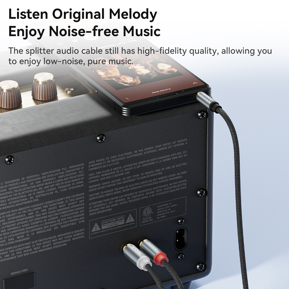 Toocki RCA Cable HiFi Stereo 3 - Home Cinema Solution recension och pris