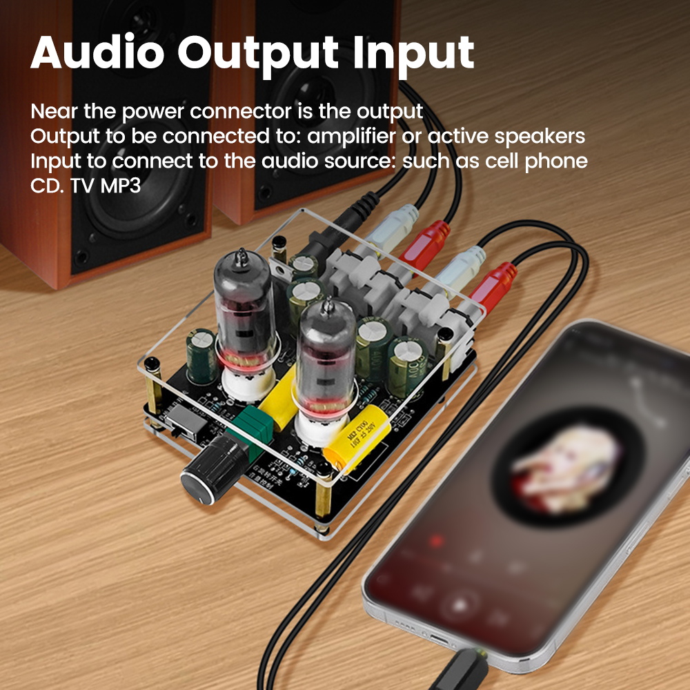 DC12-16V 6K4 Tube Preamplifier - Home Cinema Solution recension och pris