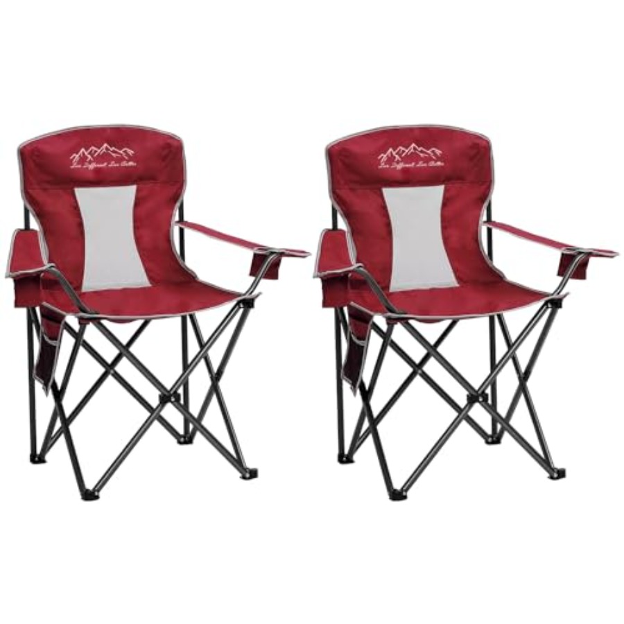 2PCS Mesh Folding Camping Chai - Projector Carrying Bag recension och pris