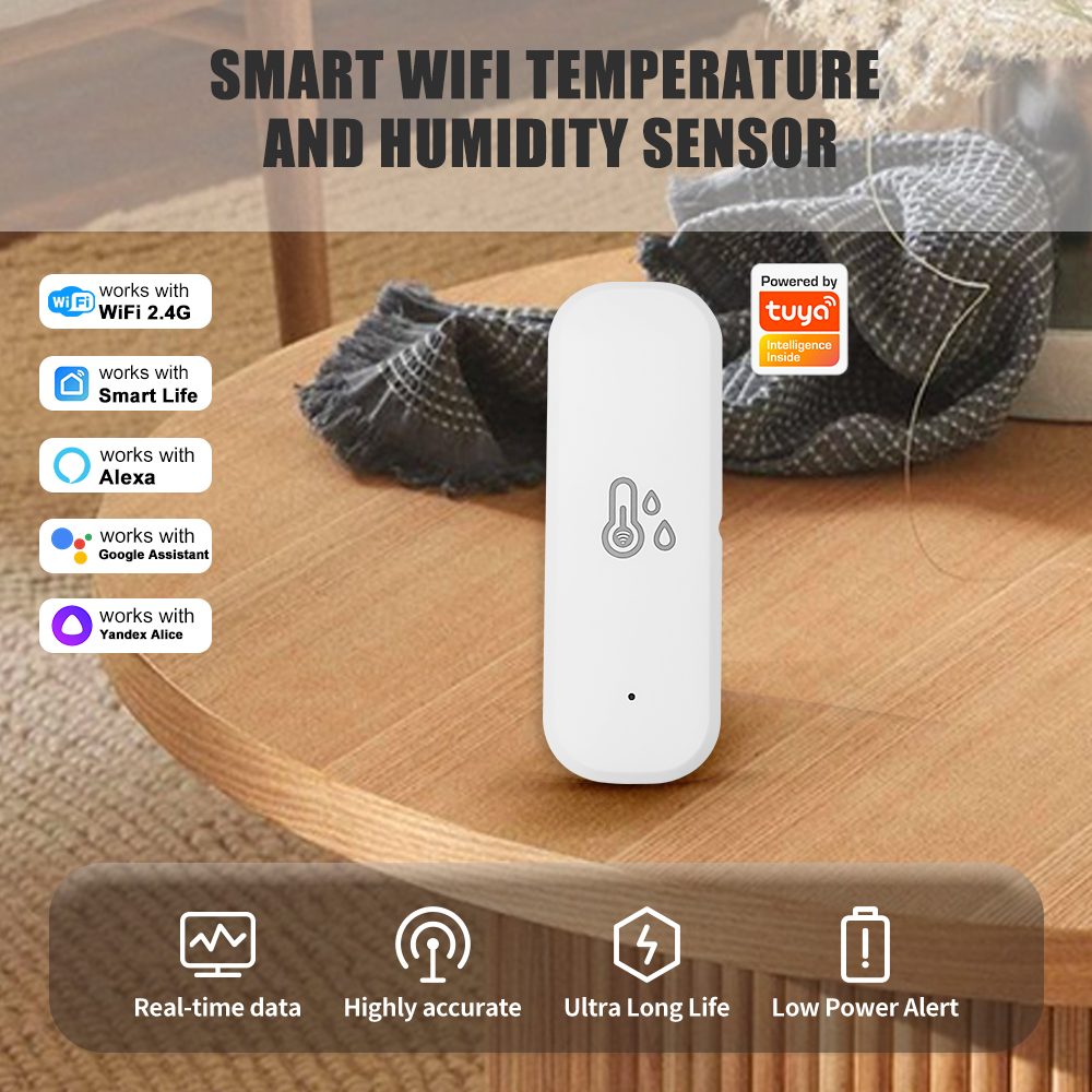 Tuya WiFi Temperature and Humi - Home Cinema Alexa recension och pris