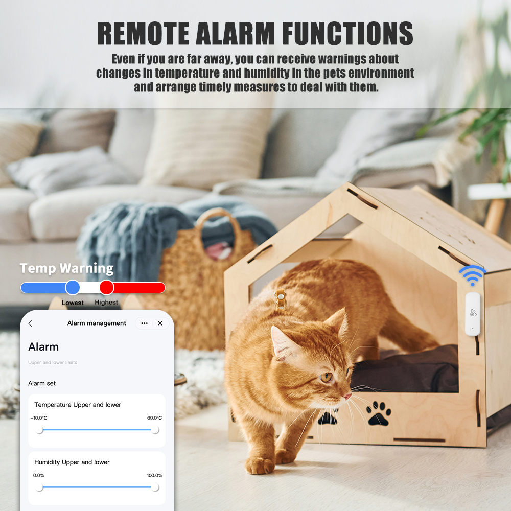 Tuya WiFi Temperature and Humi - Home Cinema Alexa recension och pris