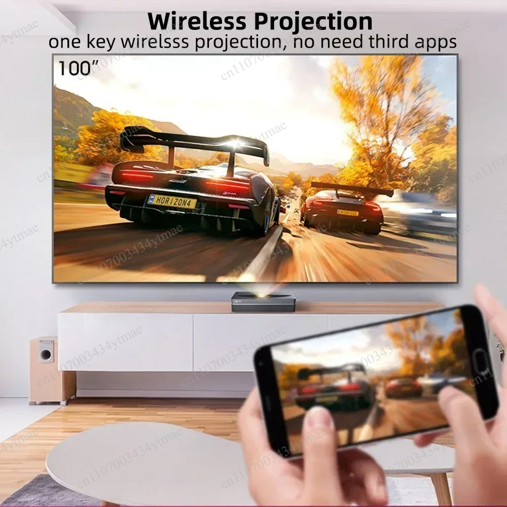 DC90 4K UHD Projector 4500 ANS - Home Cinema Projector recension och pris
