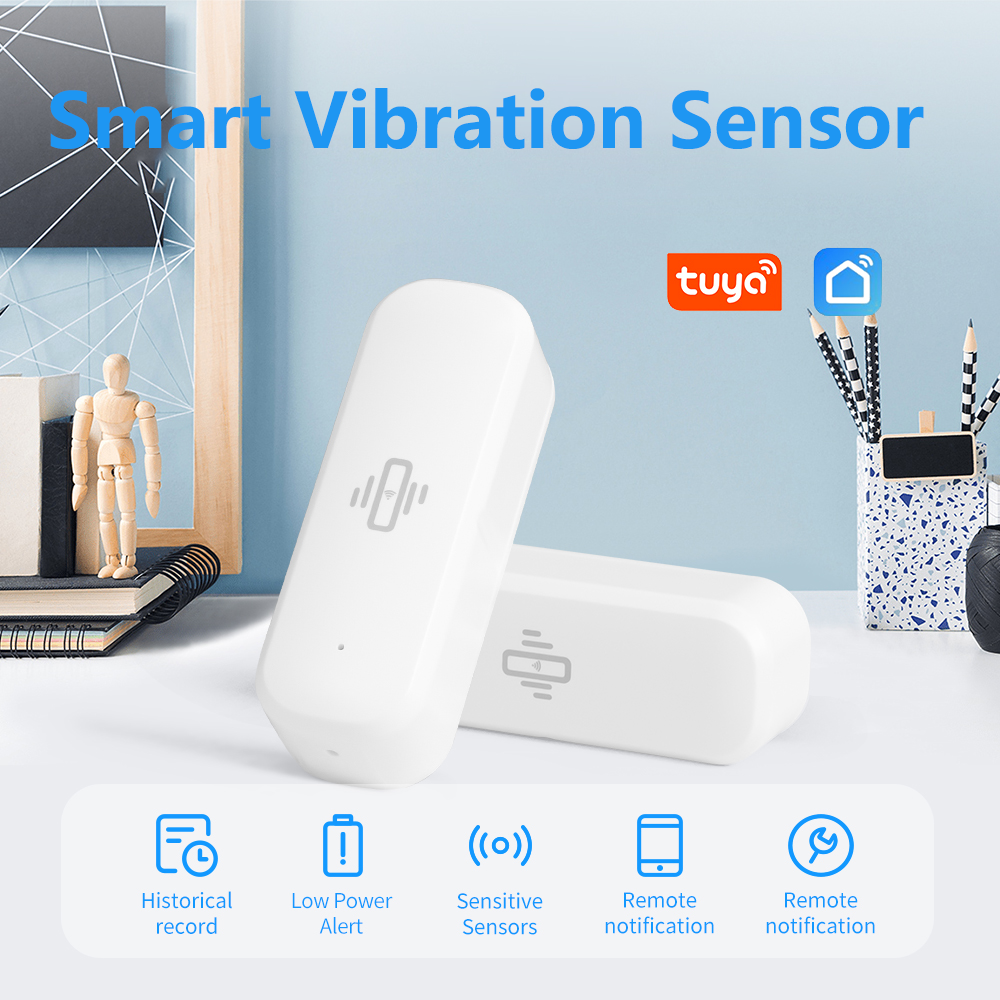 Tuya Smart WiFi Vibration Sens - Home Cinema Alexa recension och pris