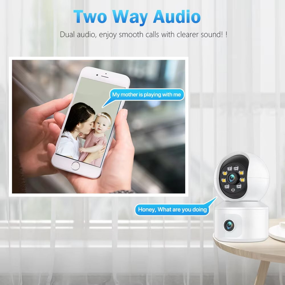 6MP iCsee WiFi IP Camera Dual  - Home Cinema Screen recension och pris