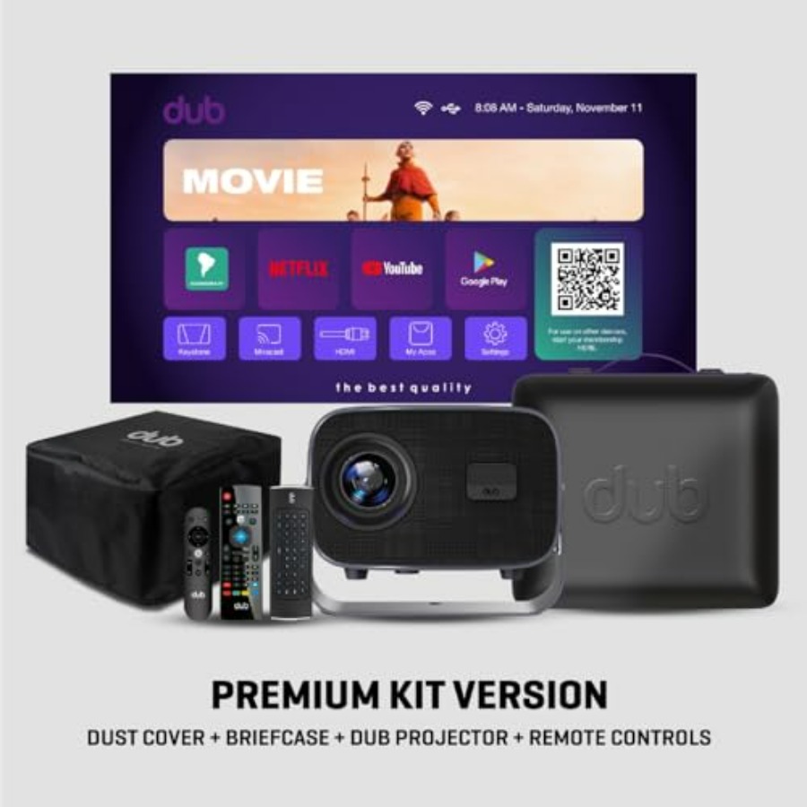 DUB Projector with Free TV App - Home Cinema App recension och pris