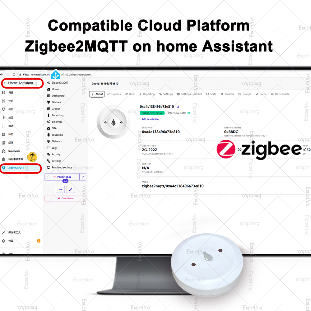 Zigbee Water Detector Leakage  - Home Cinema Alexa recension och pris