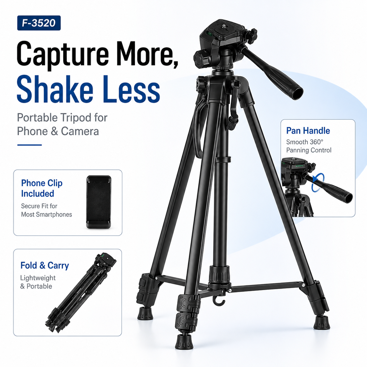 Heavy Duty Aluminum Tripod wit - Projector Carrying Bag recension och pris