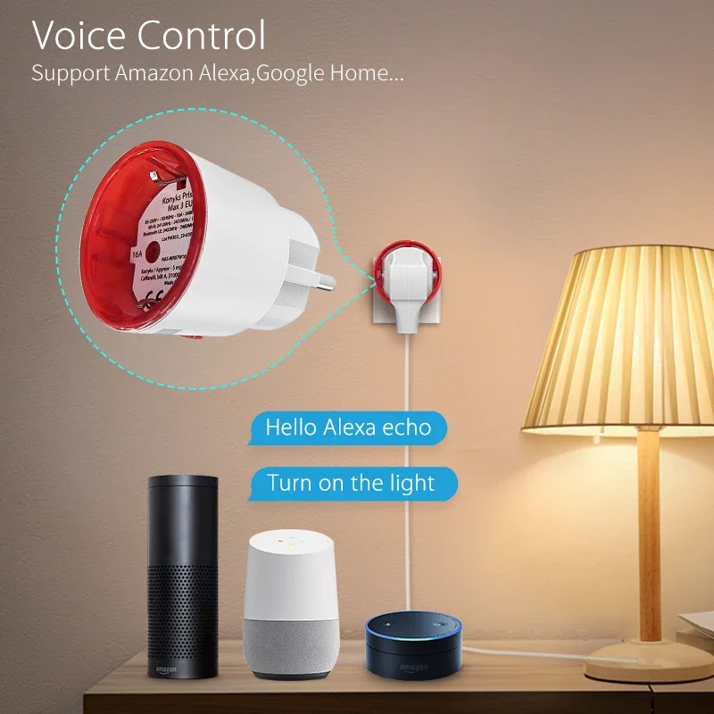 Tuya WiFi Smart Plug Socket EU - Home Cinema Alexa recension och pris
