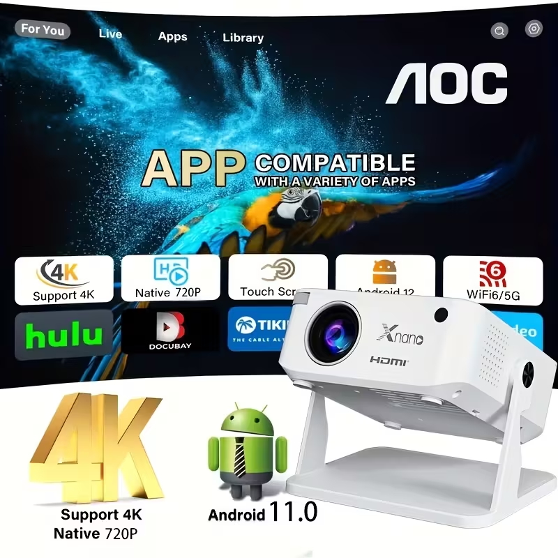 Xnano HA109 Mini Projector And - Home Cinema App recension och pris