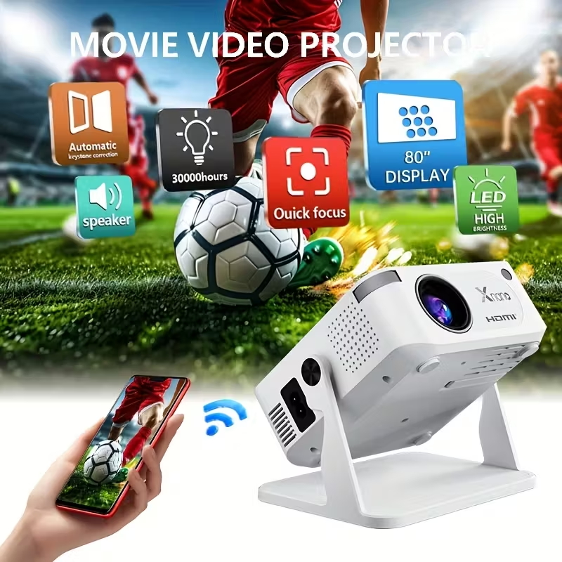 Xnano HA109 Mini Projector And - Home Cinema App recension och pris