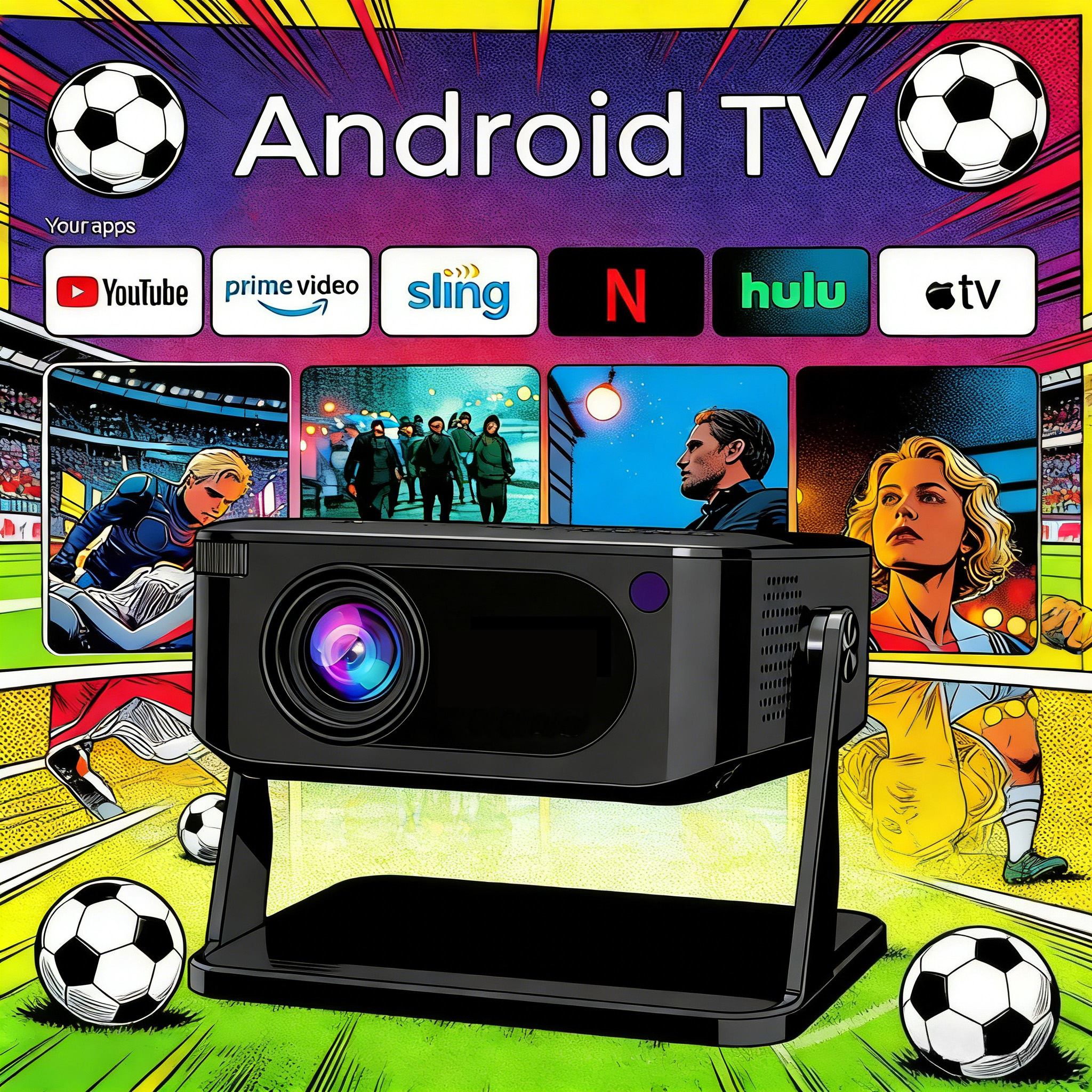 Xnano HA109 Projector 300 ANSI - Home Cinema App recension och pris