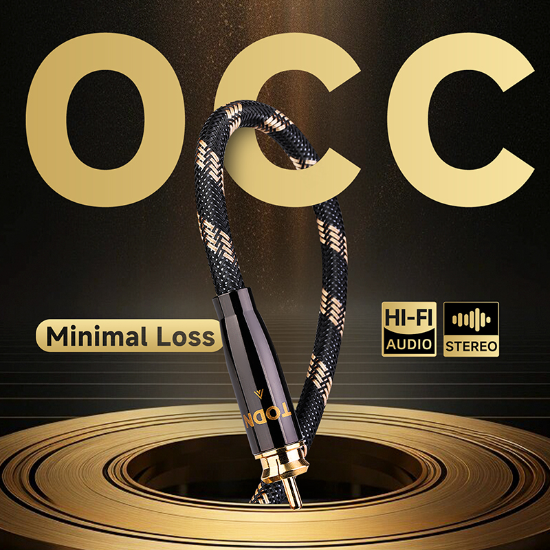 TODN RCA Cable HiFi Stereo 3.5 - Home Cinema Solution recension och pris