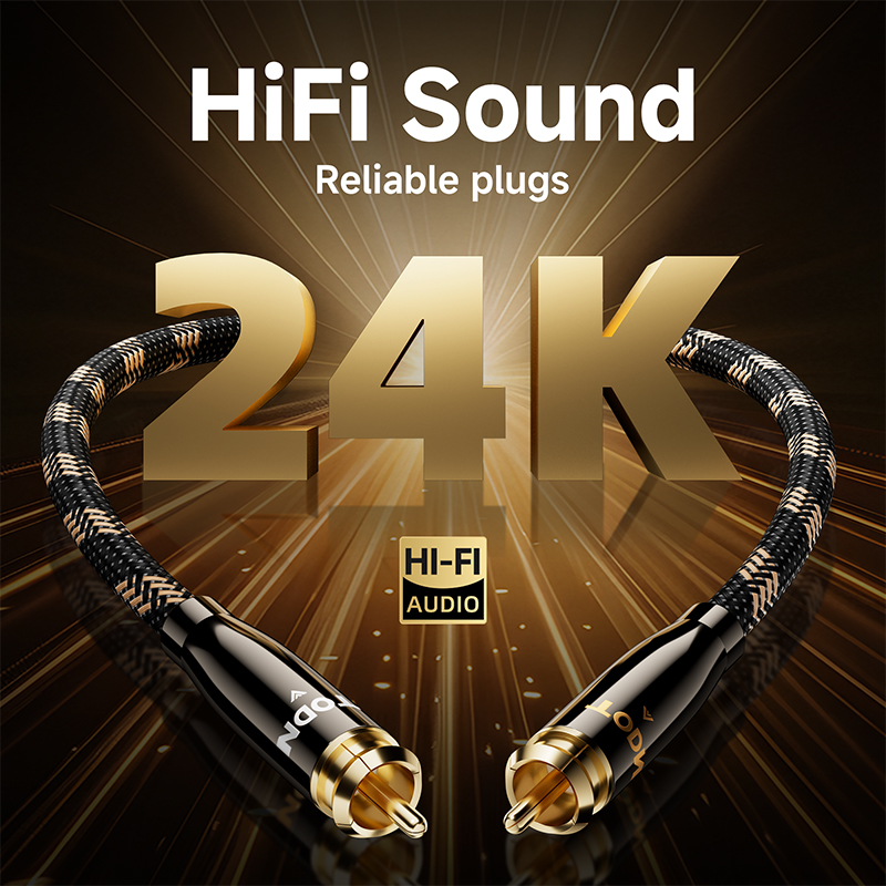 TODN RCA Cable HiFi Stereo 3.5 - Home Cinema Solution recension och pris