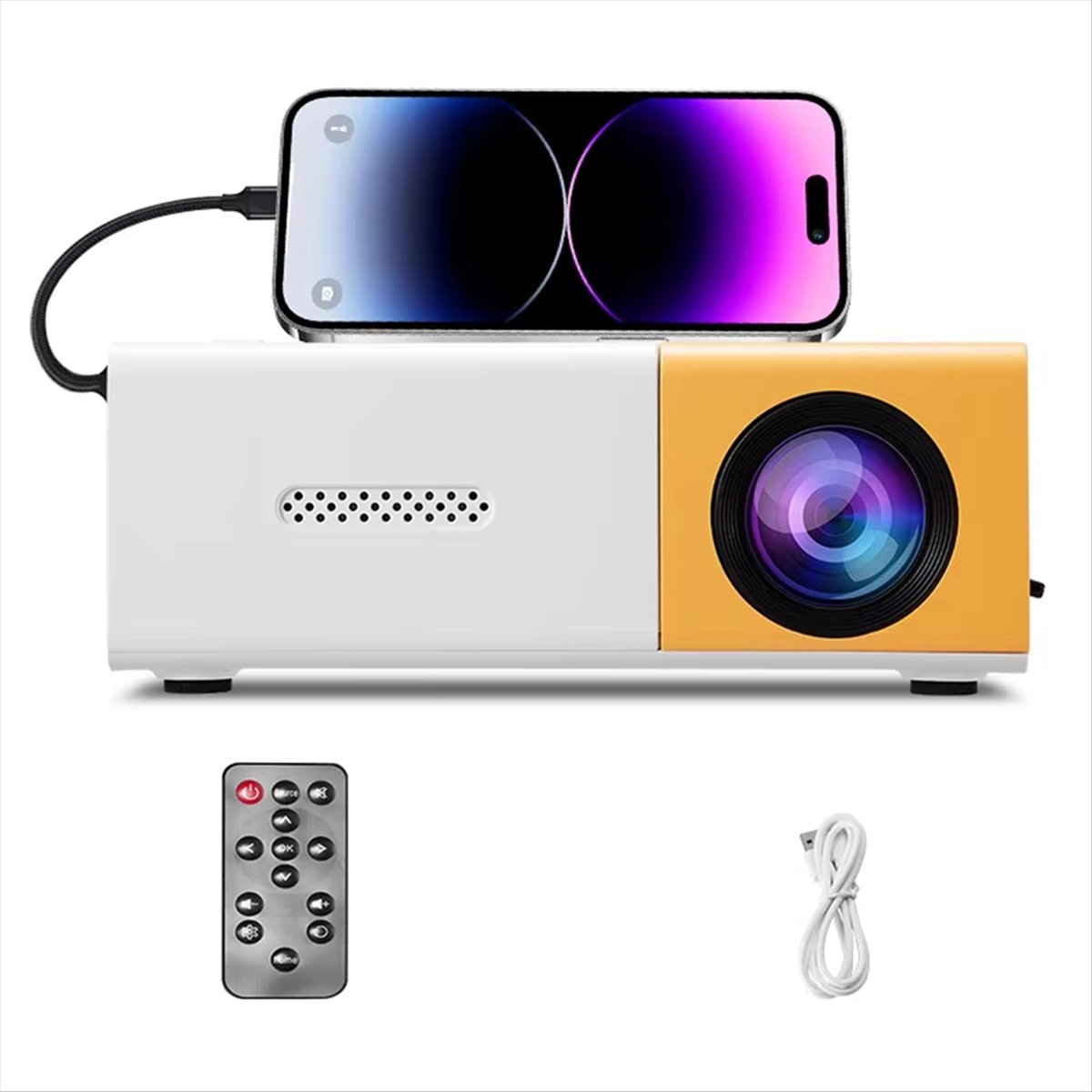 Delighted- Portable Mini Proje - Home Cinema Projector recension och pris