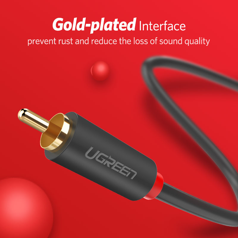 UGREEN 2RCA to 2 RCA Male to M - Home Cinema Solution recension och pris
