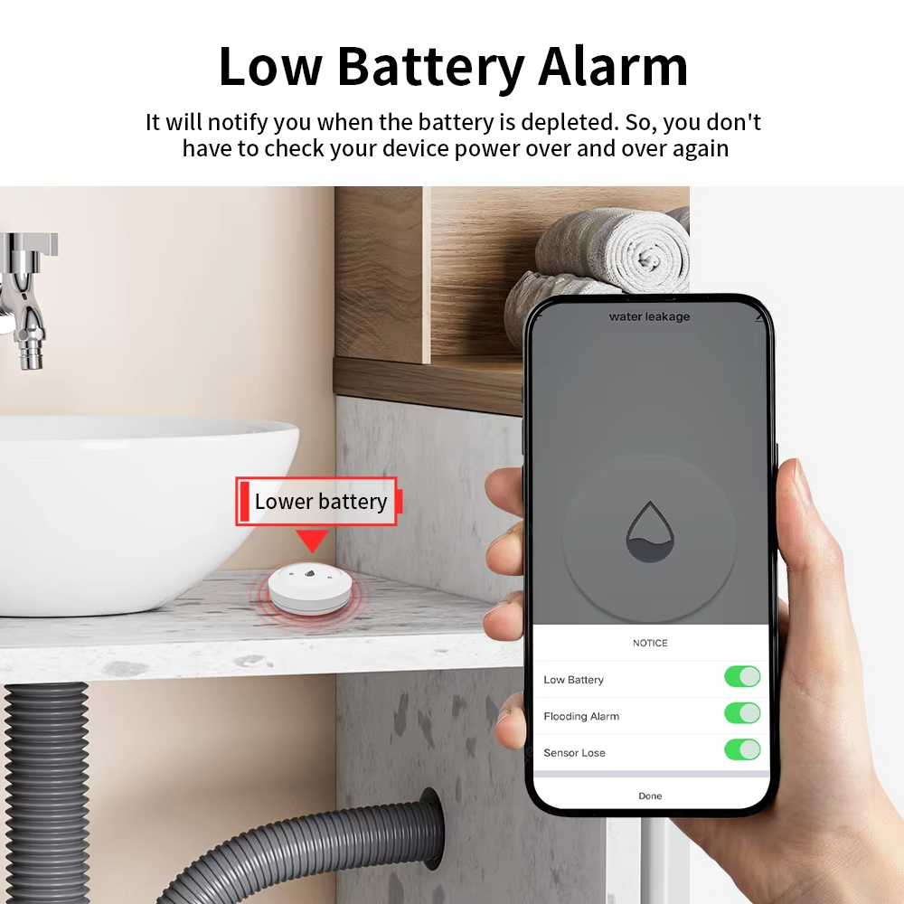 For Tuya Zigbee Smart Water Le - Home Cinema Alexa recension och pris