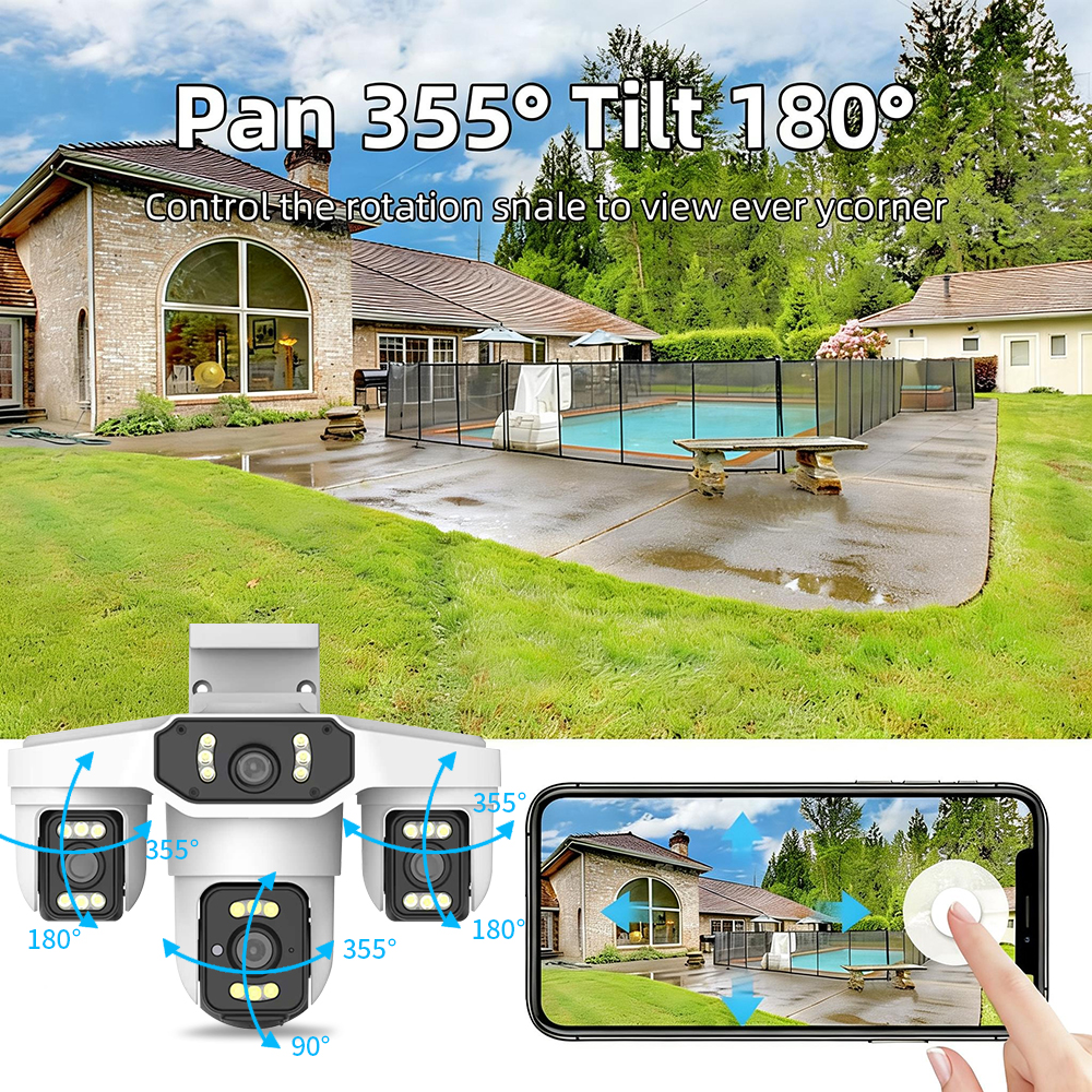 Yoosee 15MP 8K IP Camera Three - Home Cinema Screen recension och pris