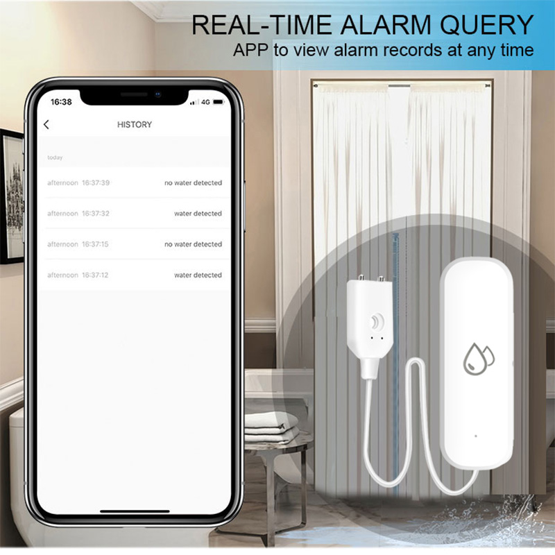 Tuya WiFi Water Leakage Alarm  - Home Cinema Alexa recension och pris