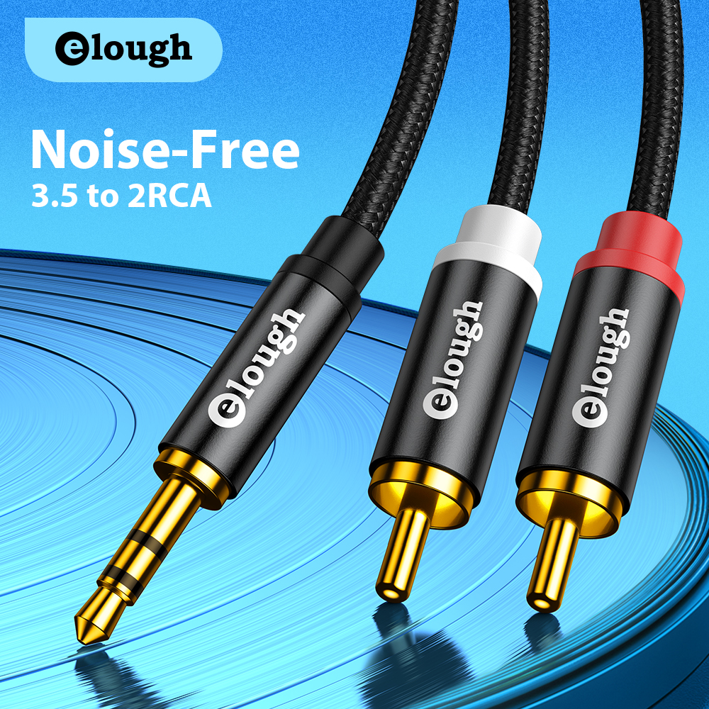 Elough RCA Cable AUX RCA Speak - Home Cinema Solution recension och pris