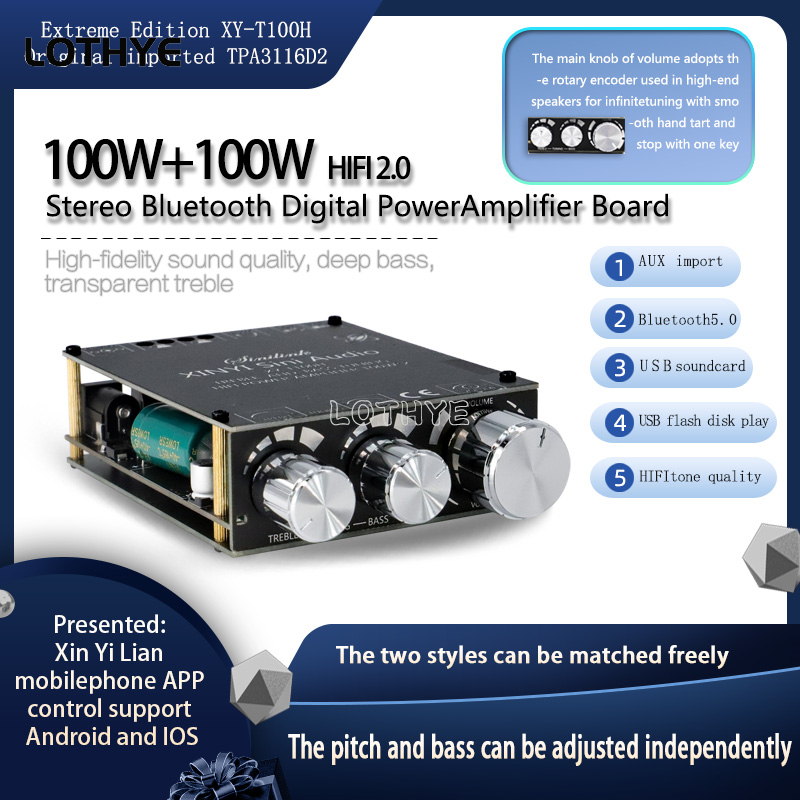 100w+100w Bluetooth 5.0 Power  - Home Cinema Solution recension och pris