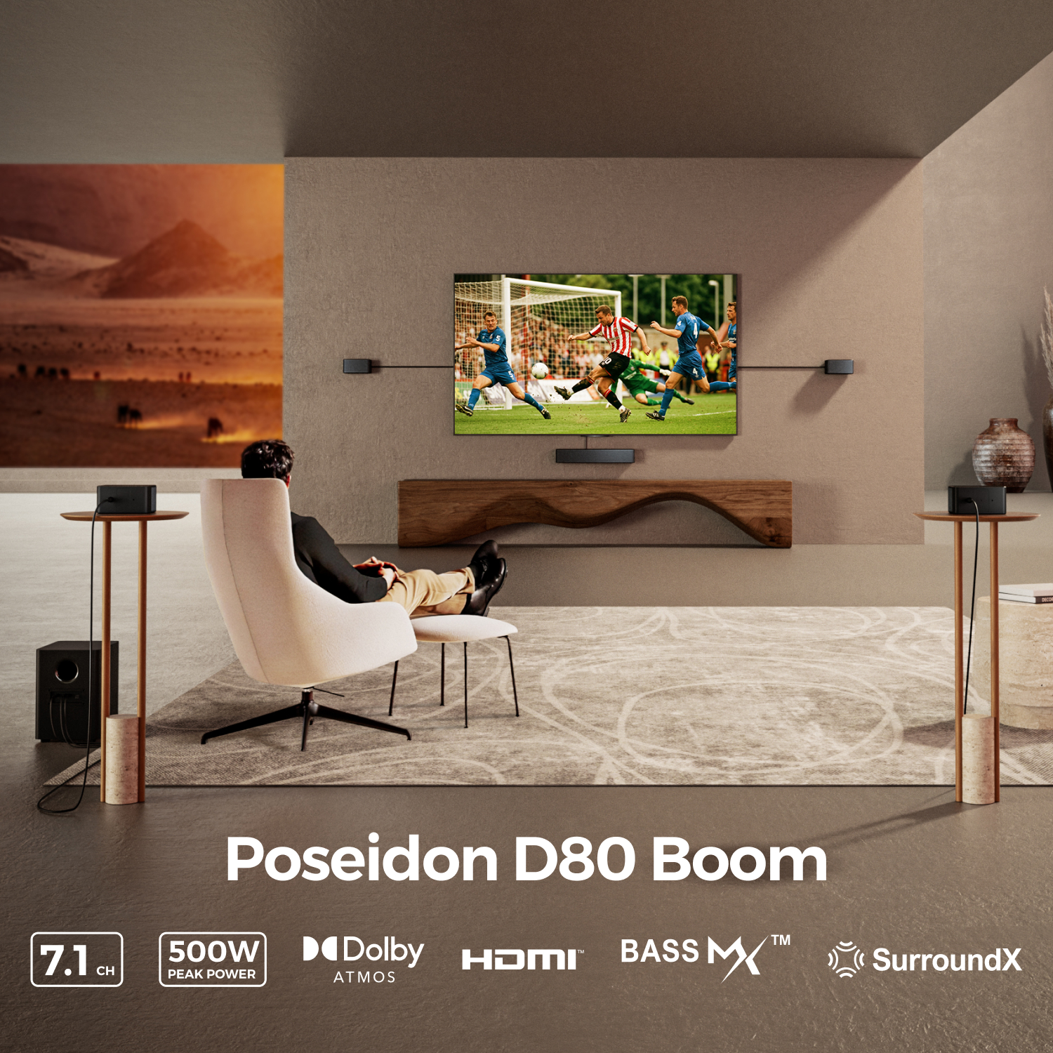 ULTIMEA 7.1 Surround Sound Sys - Home Cinema App recension och pris