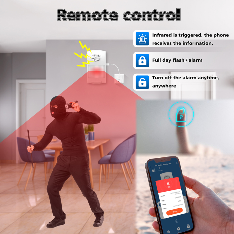 Tuya WiFi Smart Home Burglar A - Home Cinema Alexa recension och pris