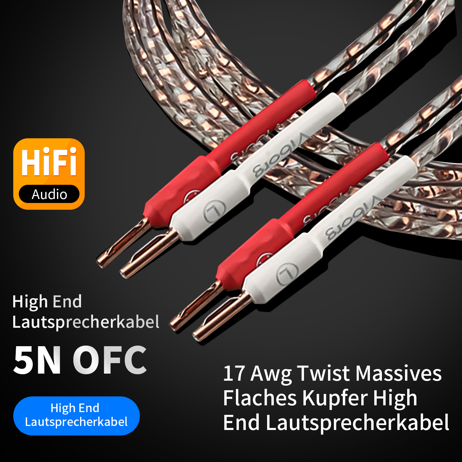 1 Pair Viborg VS903 Flat Speak - Home Cinema Solution recension och pris
