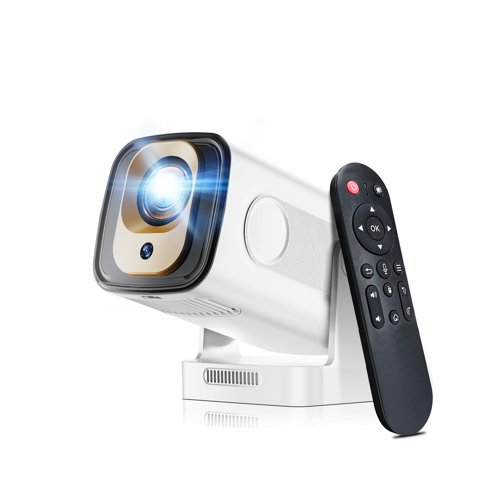 Mini Projector 4K Native HD 10 - Home Cinema App recension och pris