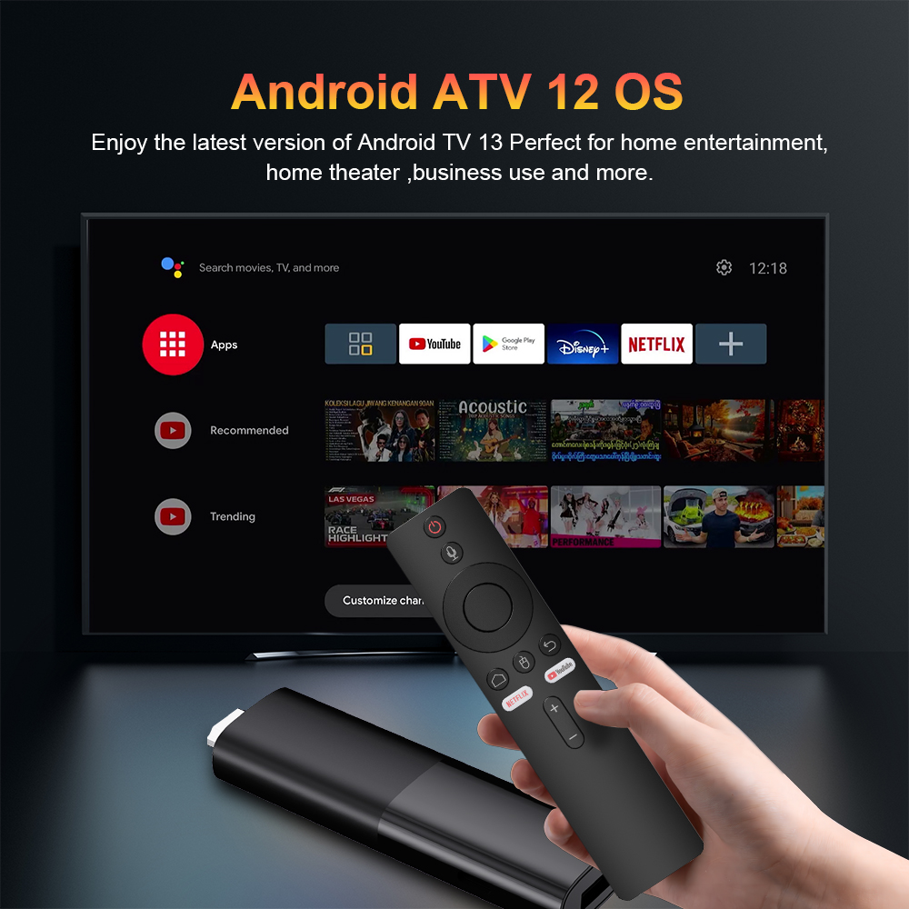 Velec Android 12 Smart Stick 8 - 4K Media Player recension och pris