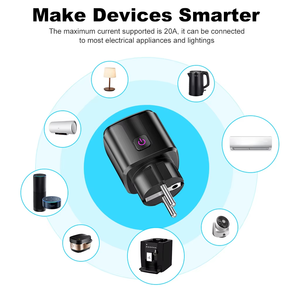 20A AC100-240V Wifi Smart Plug - Home Cinema Alexa recension och pris