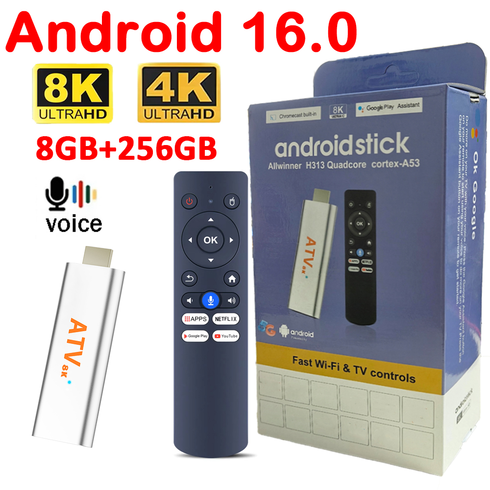 Android 16 TV Stick Q15 8GB 25 - 4K Media Player recension och pris