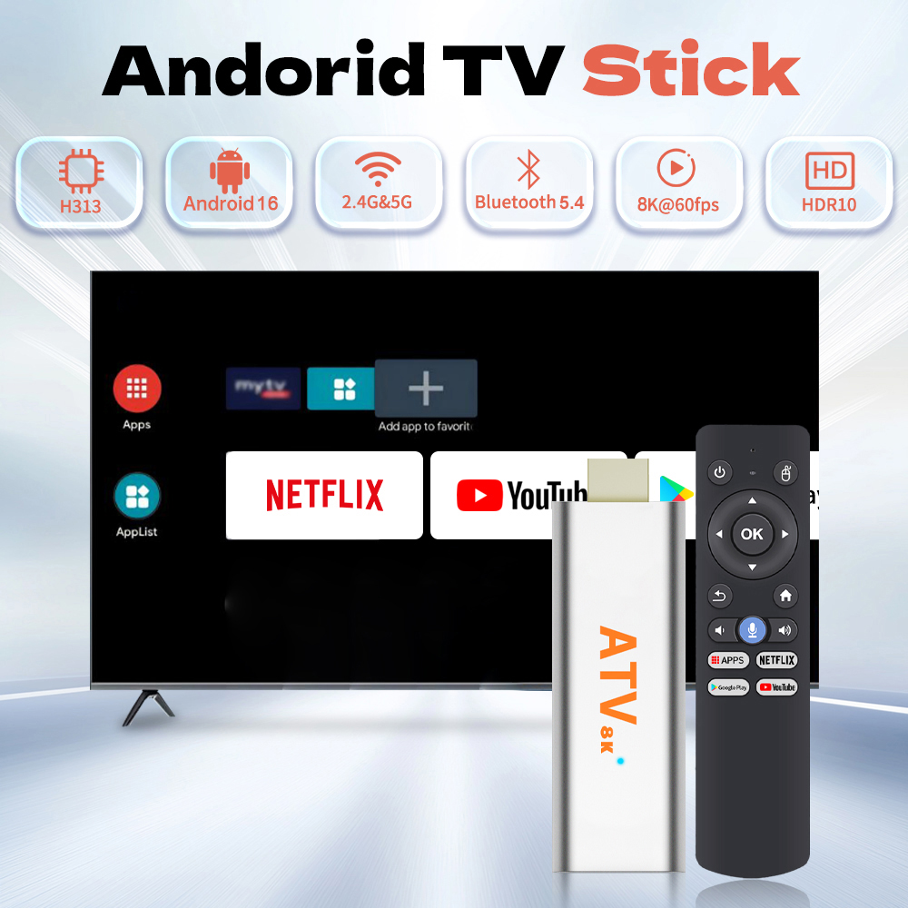 Android 16 TV Stick Q15 8GB 25 - 4K Media Player recension och pris