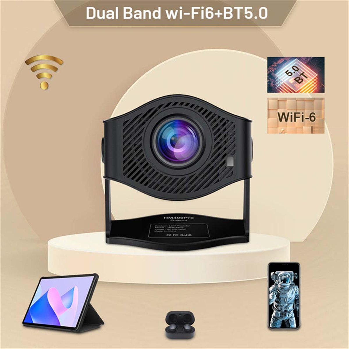 A74Z PRO Projector 4K Android  - Home Cinema Projector recension och pris