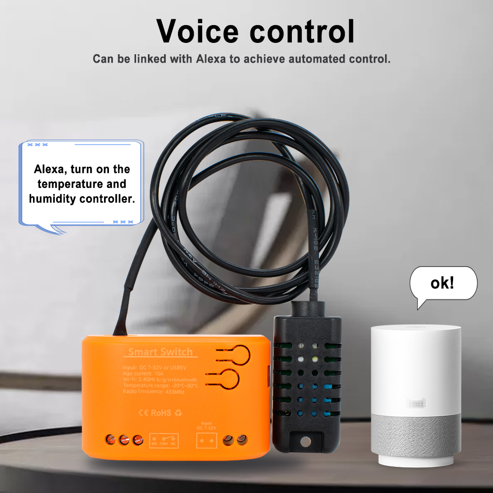 Tuya WiFi Temperature Humidity - Home Cinema Alexa recension och pris