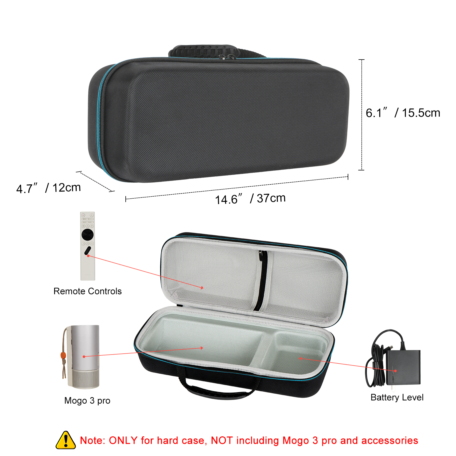 Hard Carrying Case for XGIMI P - Projector Carrying Bag recension och pris