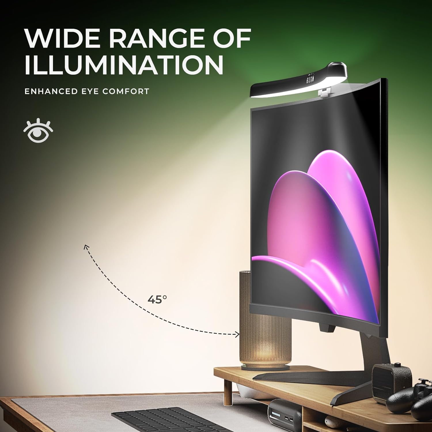Curved Monitor Light Bar 3 Col - Home Cinema Screen recension och pris