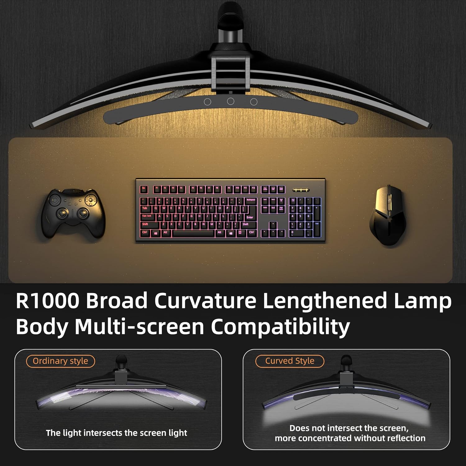 Curved Monitor Light Bar 3 Col - Home Cinema Screen recension och pris
