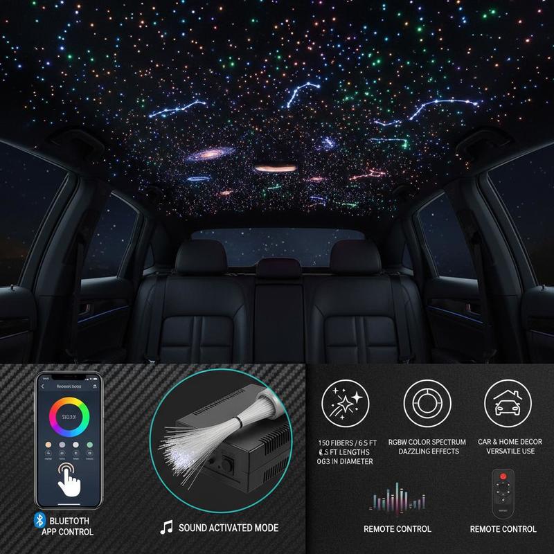 Fiber Optic Star Ceiling Light - Home Cinema App recension och pris